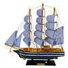 Handmade Blue Confection Ship Model 1L