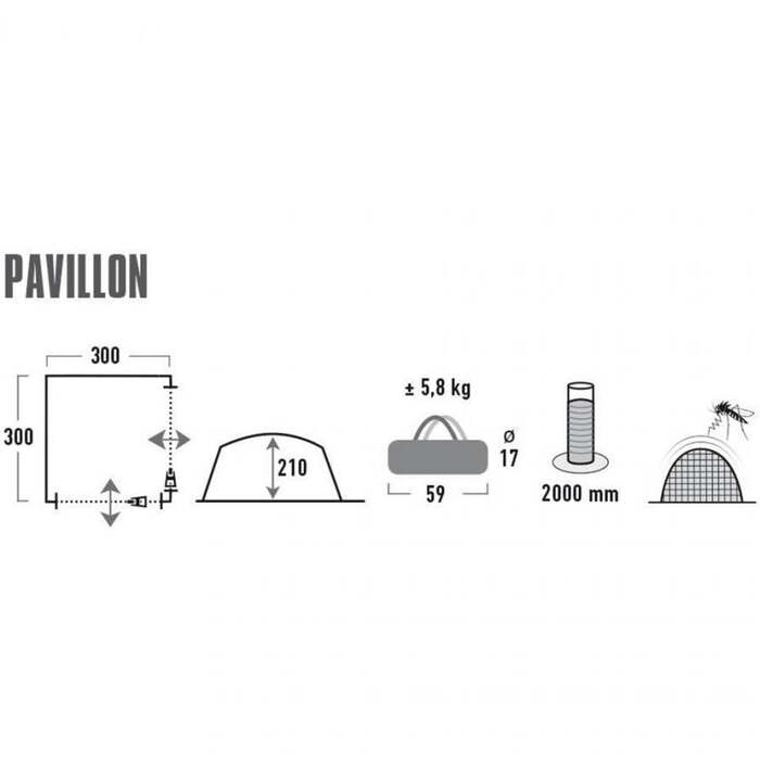 High Peak Pavillon Tent