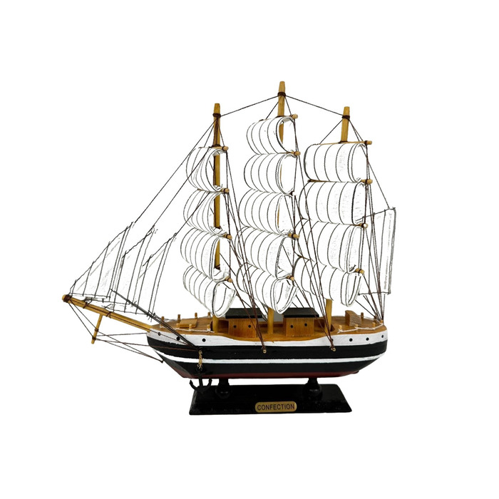 Handmade Confection Ship Model 1q