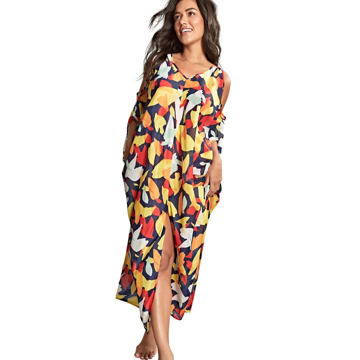 Panache Tammy Long Kaftan - Puglia Print - M - 12