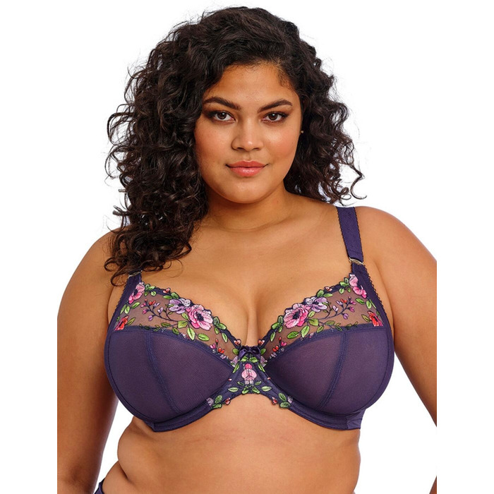 Elomi Himari Plunge Bra - Midnight - 38FF