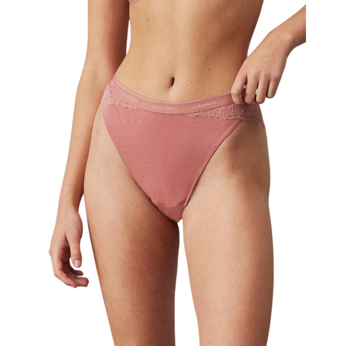 Calvin Klein Modern Lace Tanga - Red Grape - S - 10