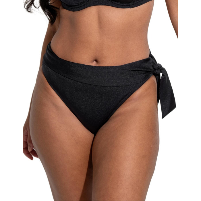 Pour Moi St Kitts Fold Over Bikini Brief - Black - XL - 16