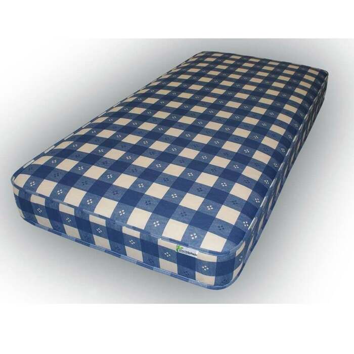 Starlight Beds™ | Checked Orthopaedic Mattress - 2ft6 Small Single Mattress (75cm by 190cm)