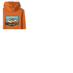 Saltrock Uplands Mens Pop Hoodie Orange XL