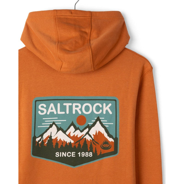 Saltrock Uplands Mens Pop Hoodie Orange S