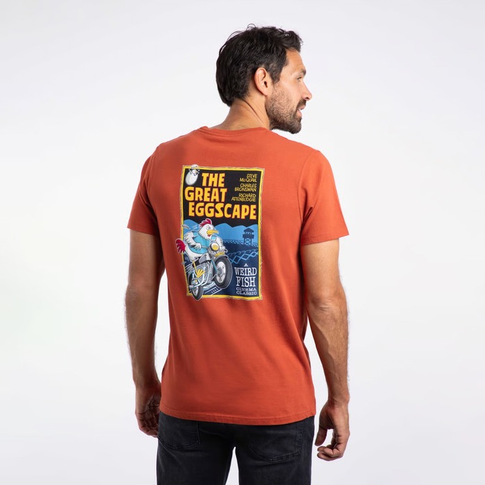 Weird Fish The Great Eggscape Organic Cotton Artist T