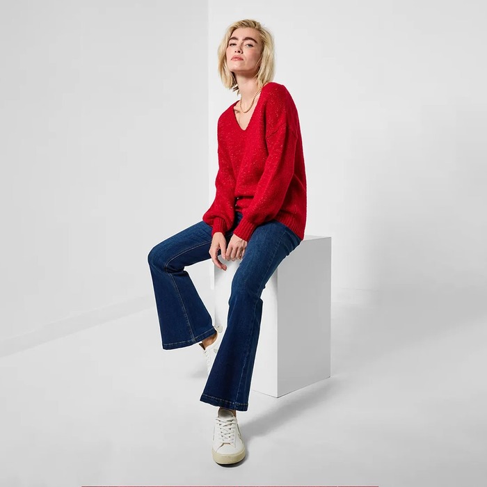 Joe Browns Women's Oh So Cosy Jumper Red 18