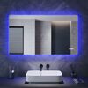 ELEGANT 1200 x 700mm LED Illuminated Bluetooth Mirror with Touch Sensor, Anti