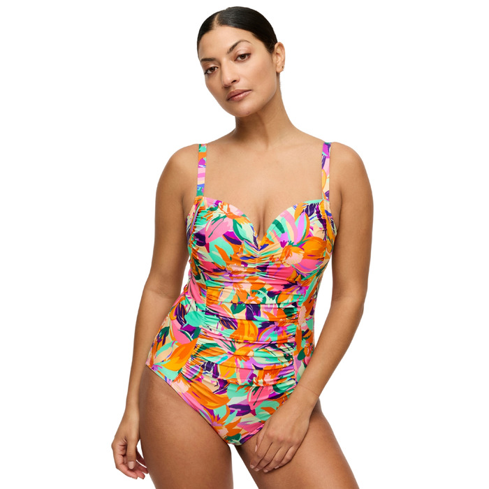 Prima Donna Varadeo Full Cup Control Swimsuit - Bright Tropics - 36C