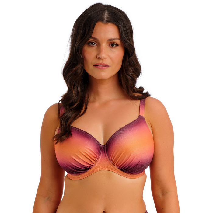 Fantasie Paros Coast Gathered Full Cup Bikini Top - Sunset Glow - 30E
