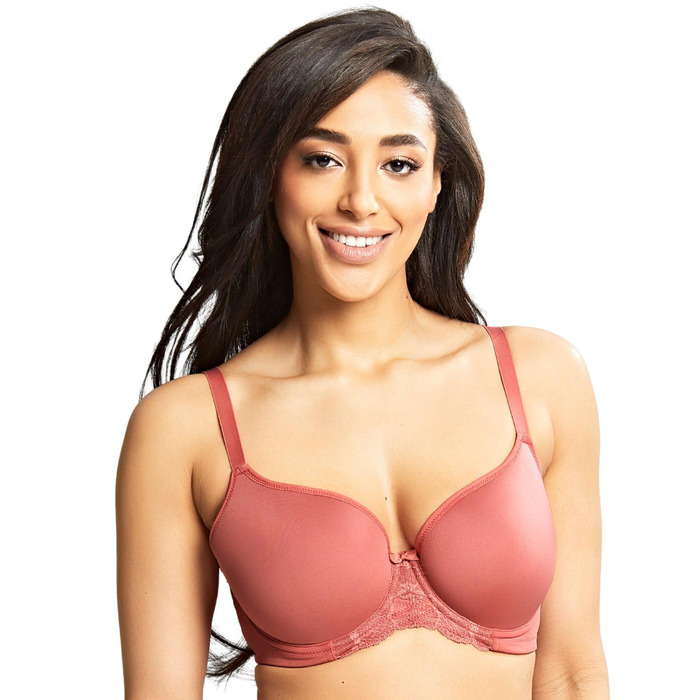 Panache Rocha Moulded Spacer T Shirt Bra - Garnet Rose - 28FF