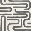 Brushed Geo Wallpaper Charcoal
