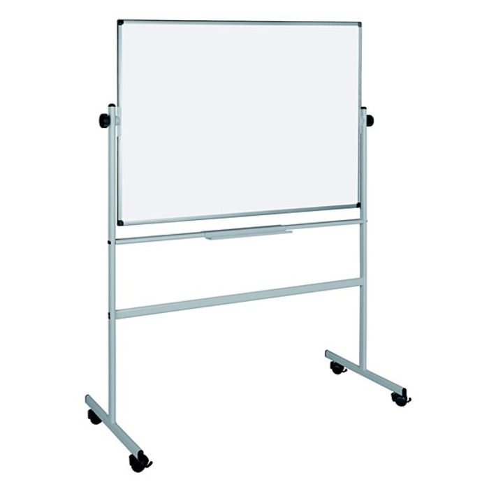 Bi-Office Full Frame Revolving Magnetic Enamel Whiteboard 1500 x 1200mm