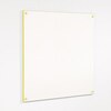 WriteOn Coloured Edge Whiteboard 1176 x 1479mm Yellow Edge
