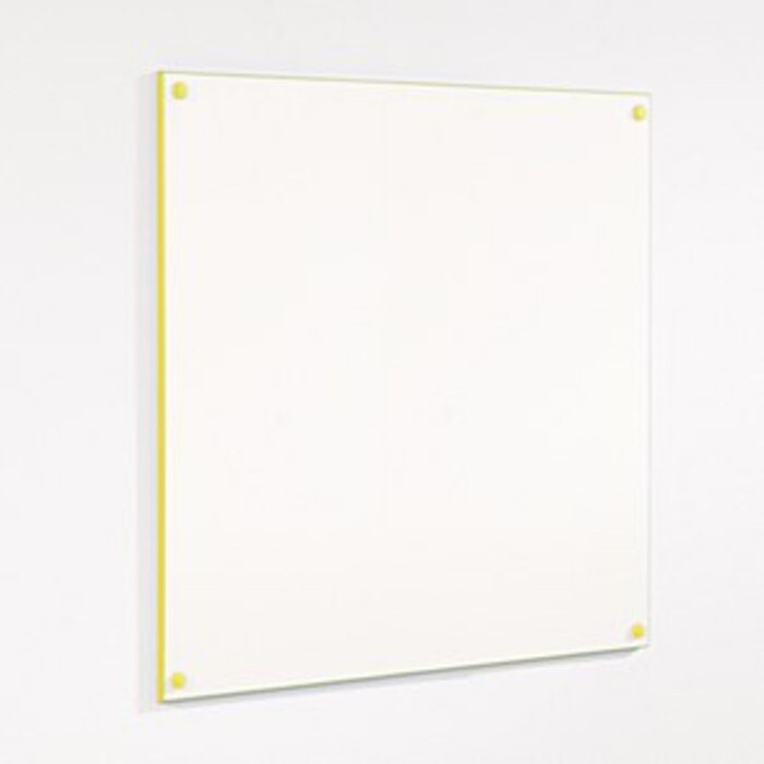 WriteOn Coloured Edge Whiteboard 1176 x 1479mm Yellow Edge