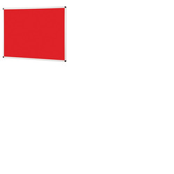 Metroplan Felt Noticeboard 900 x 600mm Red