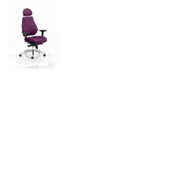 Chiro Plus 'Ultimate' Posture Chair Tansy Purple Fabric
