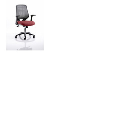 Relay Mesh Back Task Chair Ginseng Chilli Seat Silver Back