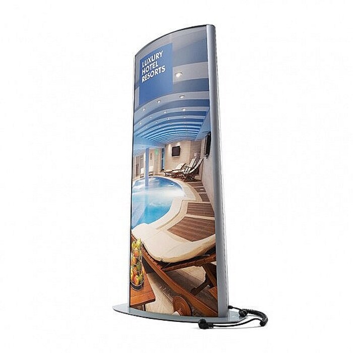 Illuminated Totem Poster Display