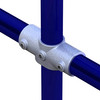 Doughty Pipeclamp Angled Two Socket Cross (4
