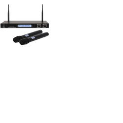 Twin UHF Handheld Radio Microphone System (863. 1Mhz