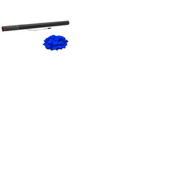 Electric Metallic Confetti Cannon 80cm Blue