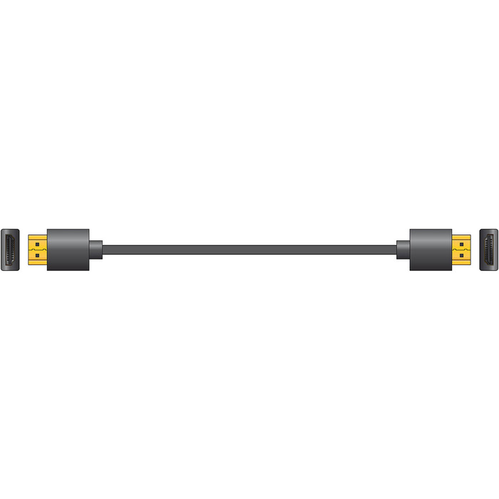 Thin-Wire High Speed 4K Ready HDMI Lead with Ethernet 0. 5m
