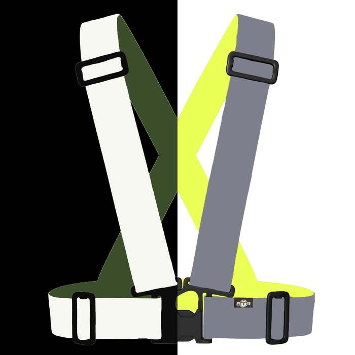 High Visibility Reflective Vest, Sash, for Running & Cycling