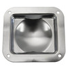 Caster Dish Zinc Plated Steel