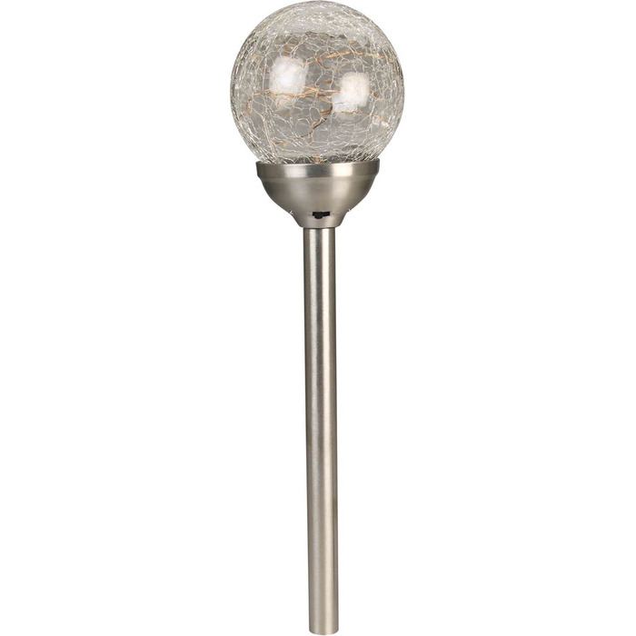 LED Solar Spike Light with Cracked Glass Pack of 12