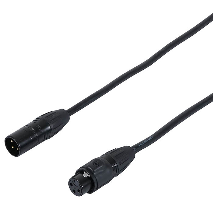 3 Pin XLR to XLR IP Rated DMX Lead 20m