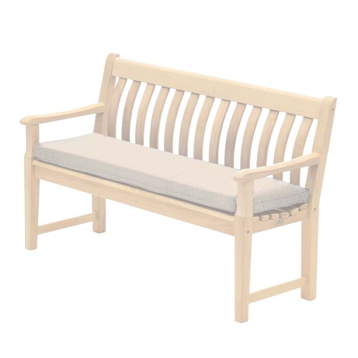 Alexander Rose Polyester 4ft (1. 2m) Bench Cushion - Ecru