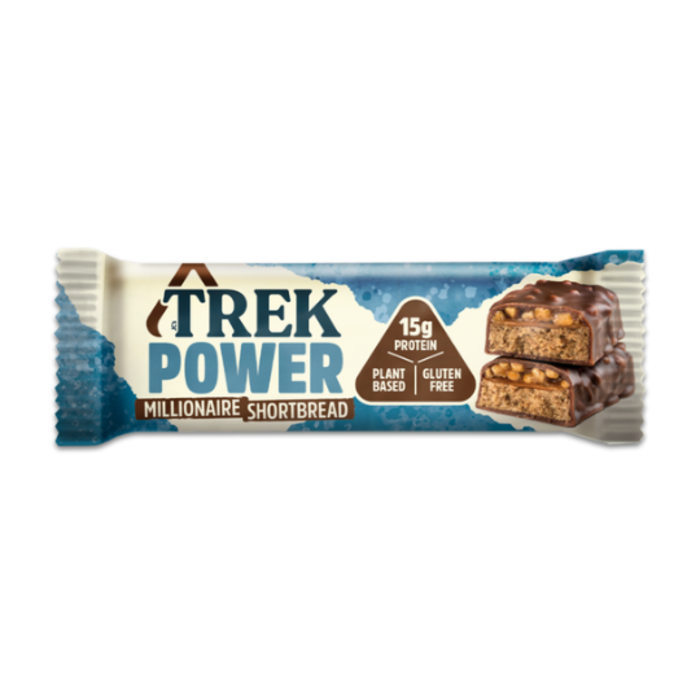 Trek Power Bars (Plant Based Energy Bar), Millionaire Shortbread