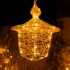 35CM Soft Acrylic Light Up Christmas Hanging Lantern with 40 White