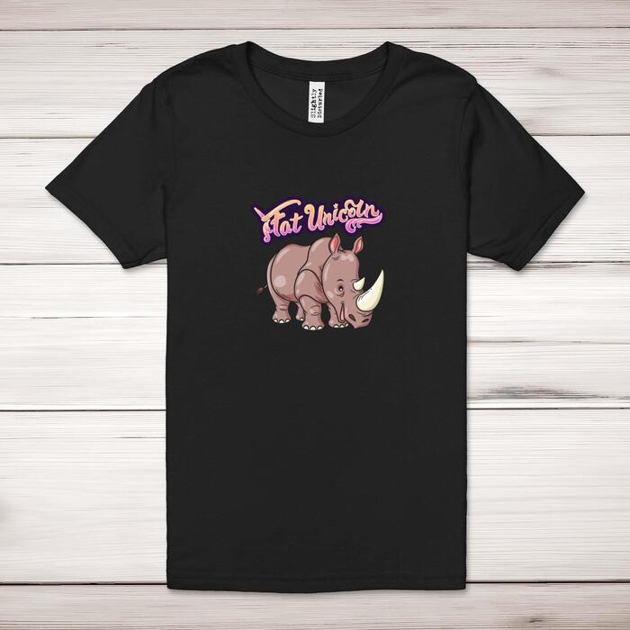 Fat Unicorn Adult T
