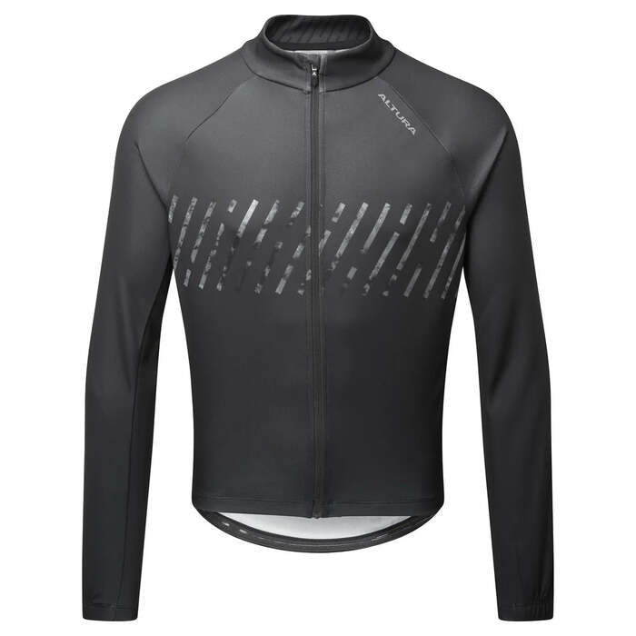Airstream Men's Long Sleeve Jersey Lime | Embrace Cold Rides with Brushed Thermal Fabric & Spacious Pockets | XL | Altura