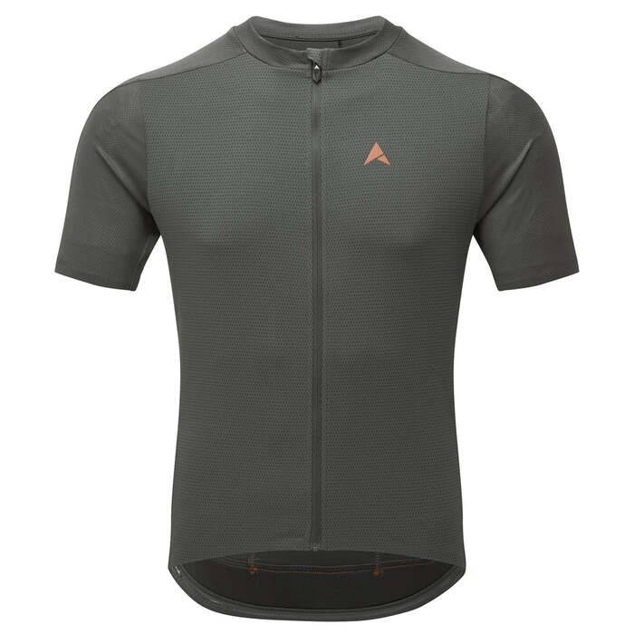 Endurance Men's Short Sleeve Cycling Jersey SS24 Carbon/Rust | Reflective & High-Wicking Fabrics, Stay Comfortable on Long Rides | Medium | Altura