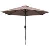 LG Outdoor Horizon 3m 38mm Aluminium Taupe Pole Round Garden Parasol