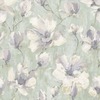 Camilla Floral Vinyl Wallpaper Grey