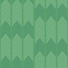 Nyle Chevron Stripe Vinyl Wallpaper Green