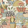 Fika Blissful Birds Wallpaper Coral