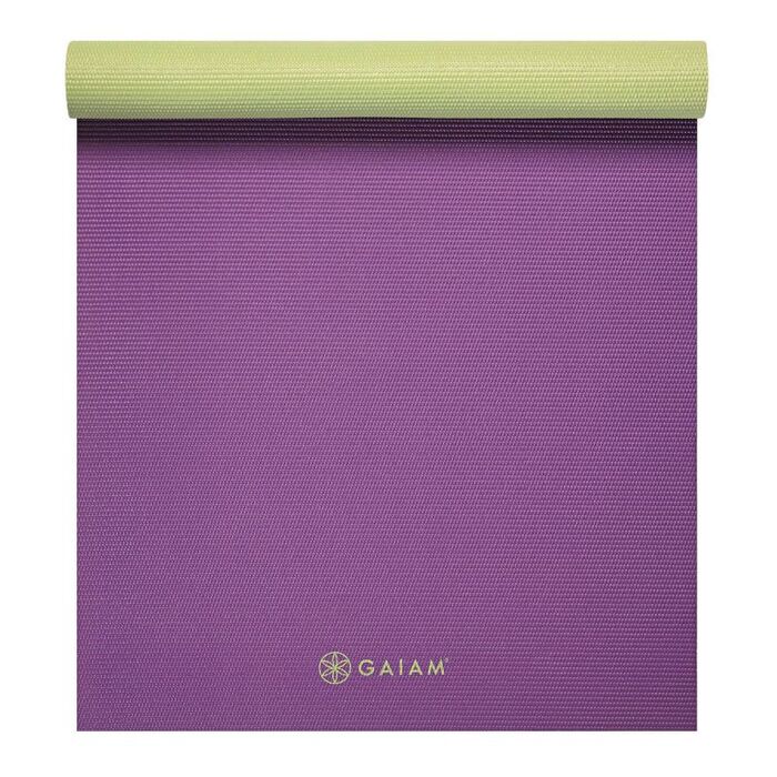 Gaiam Grape Cluster Double-sided Yoga Mat 4mm - Purple