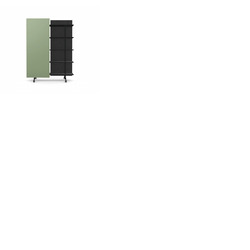A08 Mobile Shelving Unit with Glass Writing Board