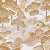 Elle Decoration Golden Grove Textured Vinyl Wallpaper Gold 10448