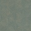 Boho Geometric Textured Vinyl Wallpaper Blue