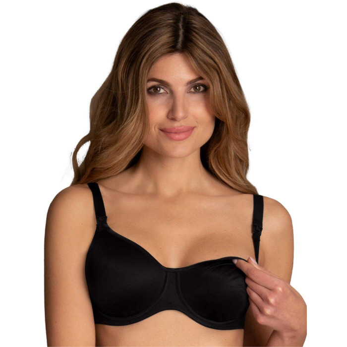 Anita Maternity Basic Underwired Nursing Bra - Black - 32C