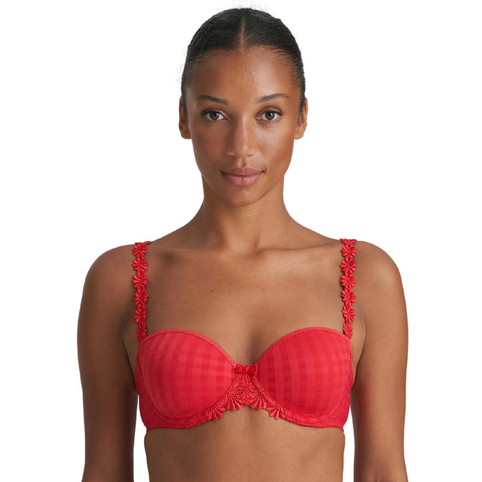 Marie Jo Avero Padded Strapless Bra - Scarlet - 36E