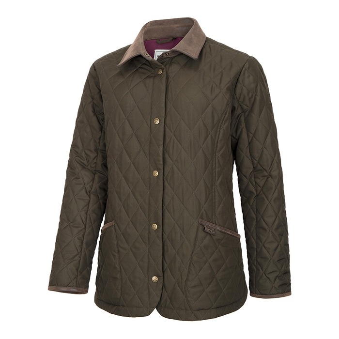 Hoggs of Fife Women's Ladybank Quilted Jacket Green L