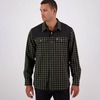 Swanndri Men's Marton Stormshield Long Sleeve Shirt Dark Olive